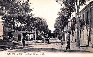 SIDI-BEL-ABBES - ROUTE D'ORAN-